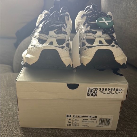 Adidas Black and White Sneakers - Picture 2 of 4